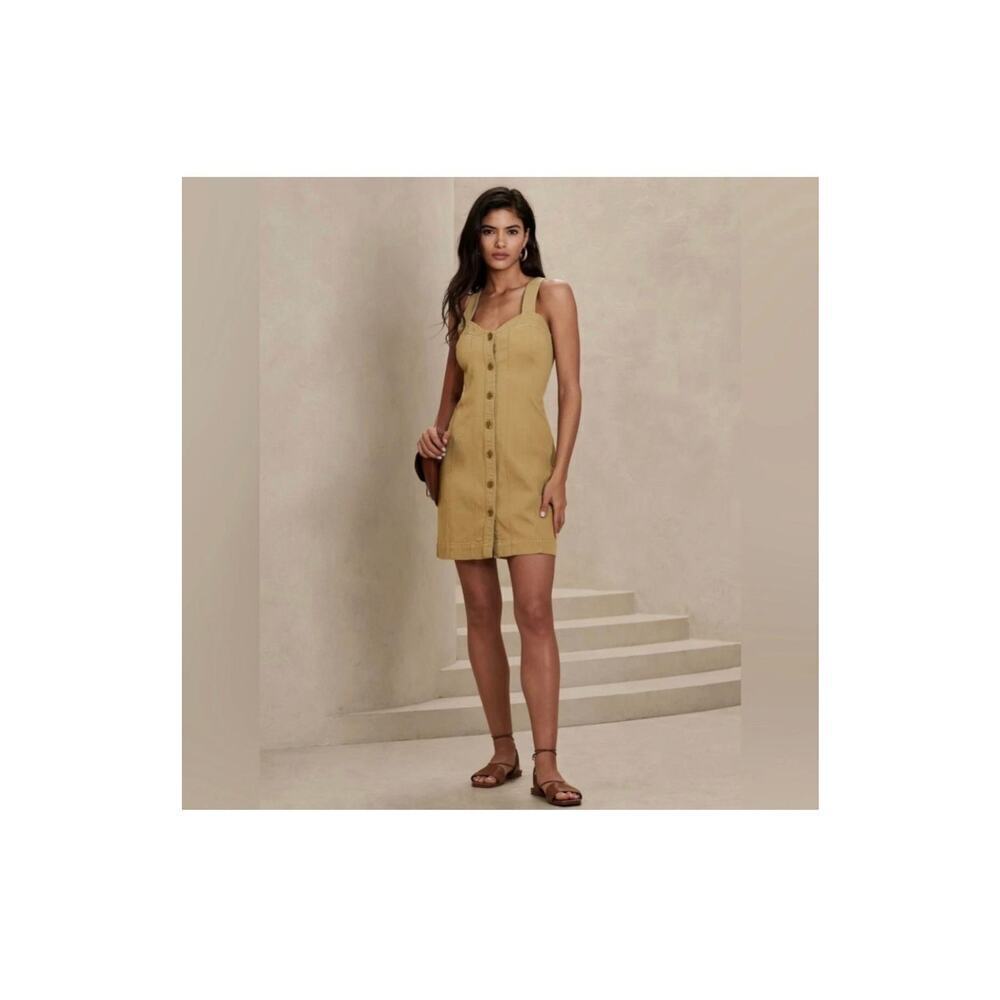 Banana Republic Khaki Dress Sz 10